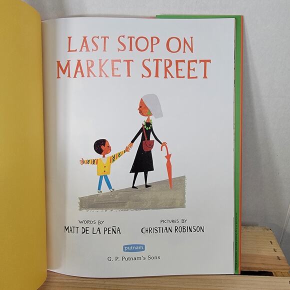 BOOK Last Stop On Market Street by Matt De La Pena (Hardback) - Picture 2 of 4